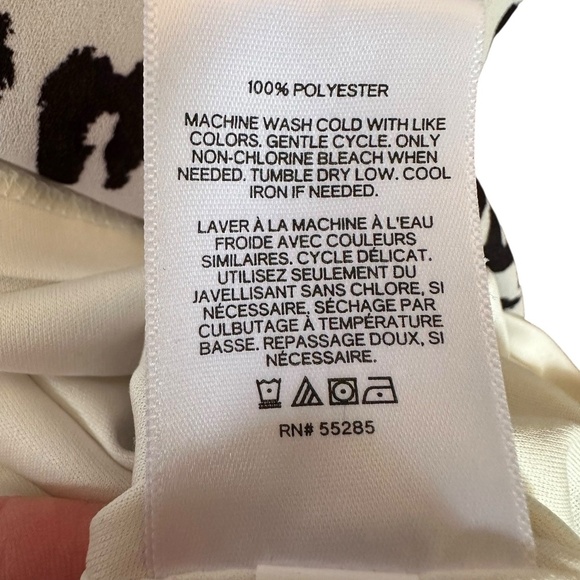 EXPRESS Leopard Animal Print Mob Wife Midi Dress Sz L - Picture 10 of 10